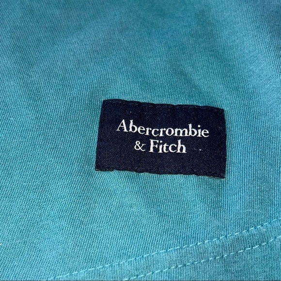 Teal Abercrombie & Fitch Soft AF Tee - Picture 4 of 4